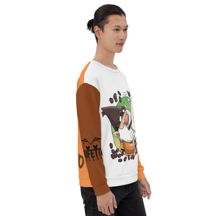 Felpa unisex Uomo/Donna CAFFEOLO 2 - Gufetto Brand