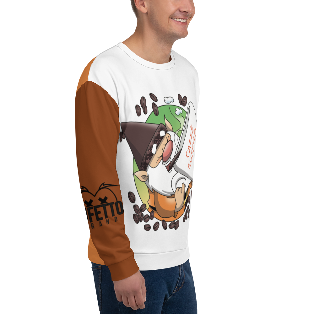 Felpa unisex Uomo/Donna CAFFEOLO 2 - Gufetto Brand