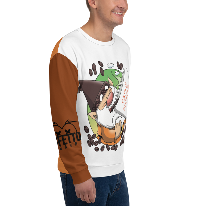 Felpa unisex Uomo/Donna CAFFEOLO 2 - Gufetto Brand