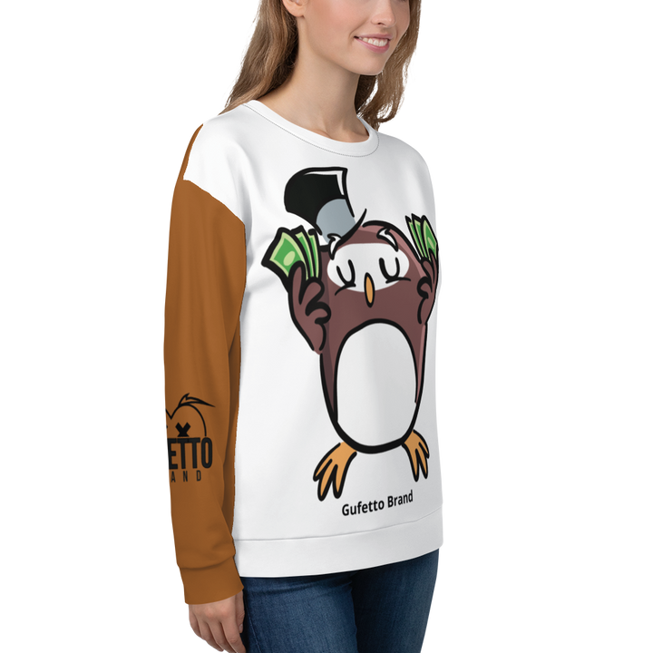 Felpa unisex Uomo/Donna GUFETTO SOLDI - Gufetto Brand