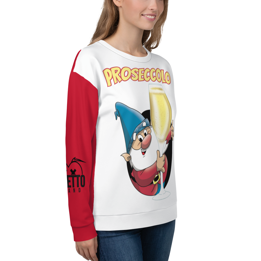 Felpa unisex Uomo/Donna PROSECCOLO NEW - Gufetto Brand