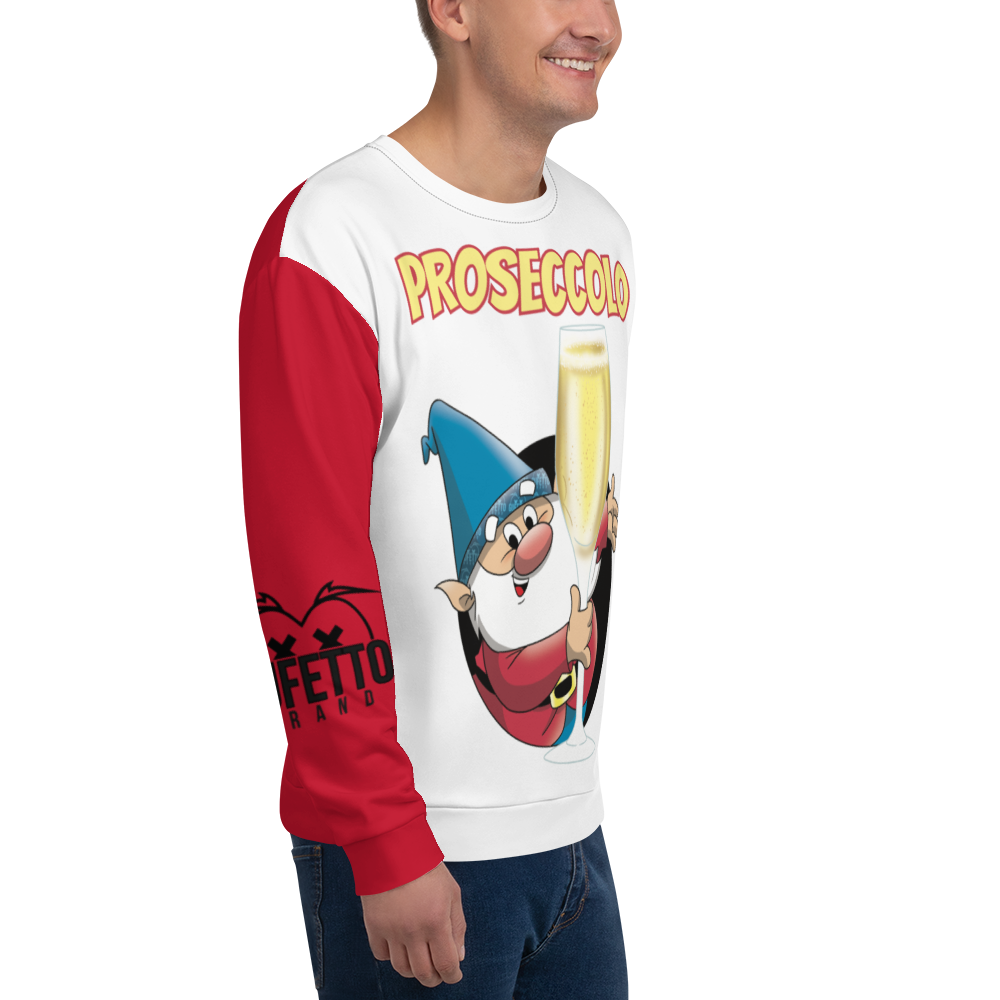 Felpa unisex Uomo/Donna PROSECCOLO NEW - Gufetto Brand