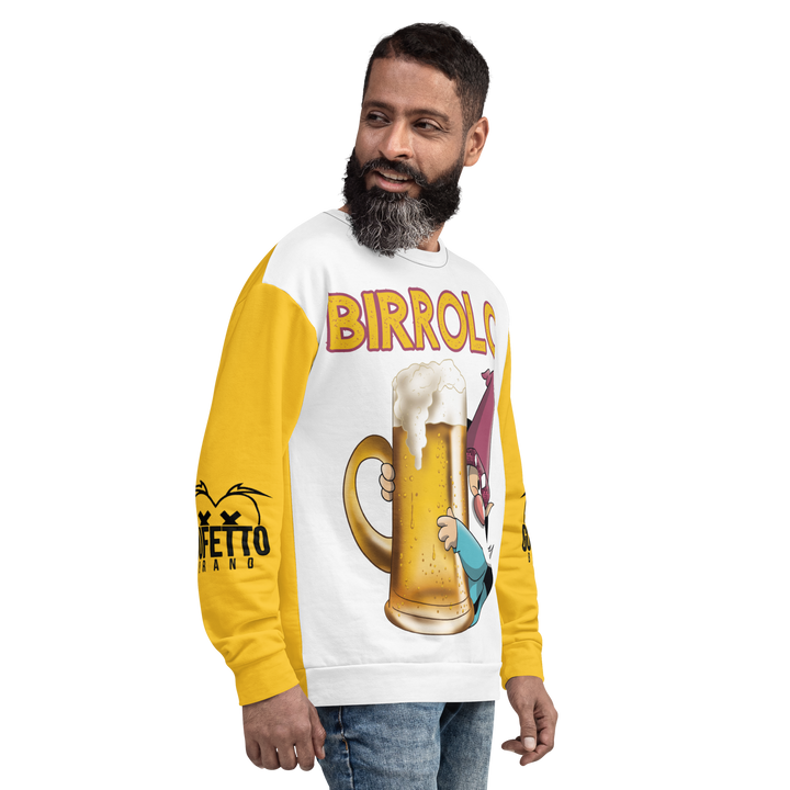 Felpa unisex Uomo/Donna BIRROLO NEW - Gufetto Brand