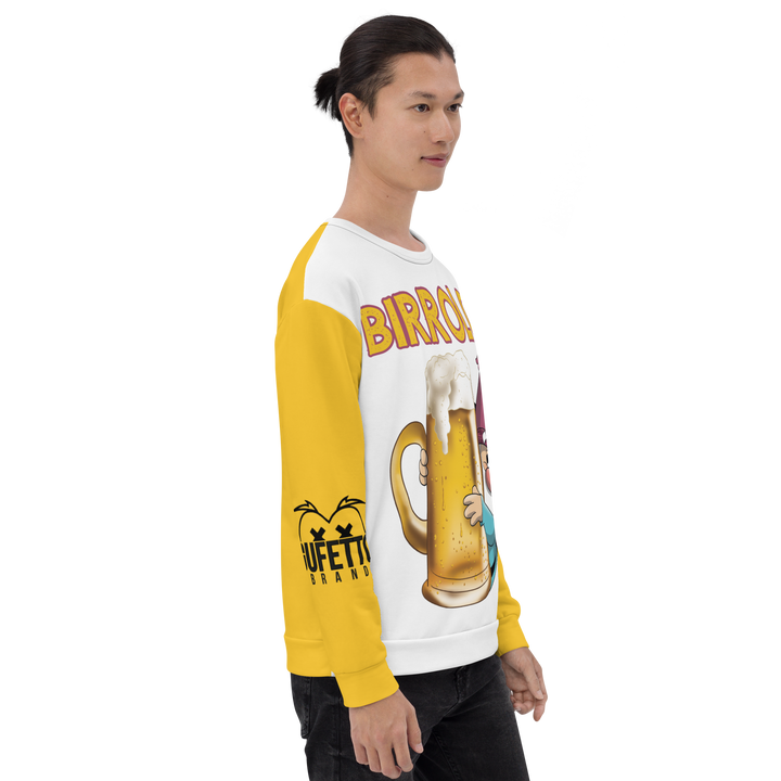 Felpa unisex Uomo/Donna BIRROLO NEW - Gufetto Brand
