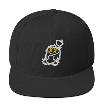 Cappellino snapback (baseball) GUFETTO 2 NERO OCCHI GIALLI
