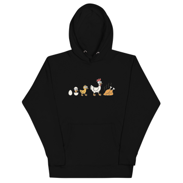 Felpa con cappuccio Unisex Donna/Uomo Pollo