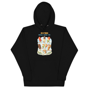 Felpa con cappuccio Unisex Donna/Uomo Io C'ero