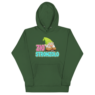 Felpa con cappuccio Unisex Donna/Uomo Zio Stronzolo