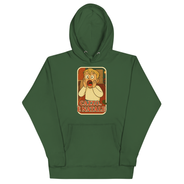 Felpa con cappuccio Unisex Donna/Uomo E' Natale