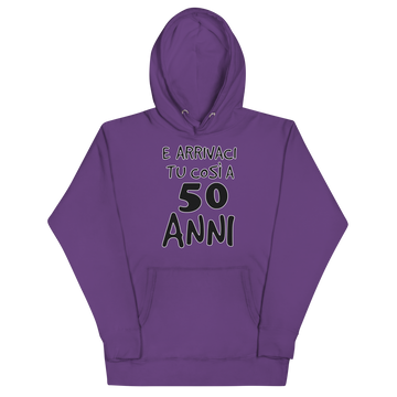 Felpa con cappuccio Unisex Donna/Uomo 50 anni