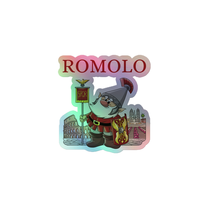 Adesivi olografici ROMOLO - Gufetto Brand