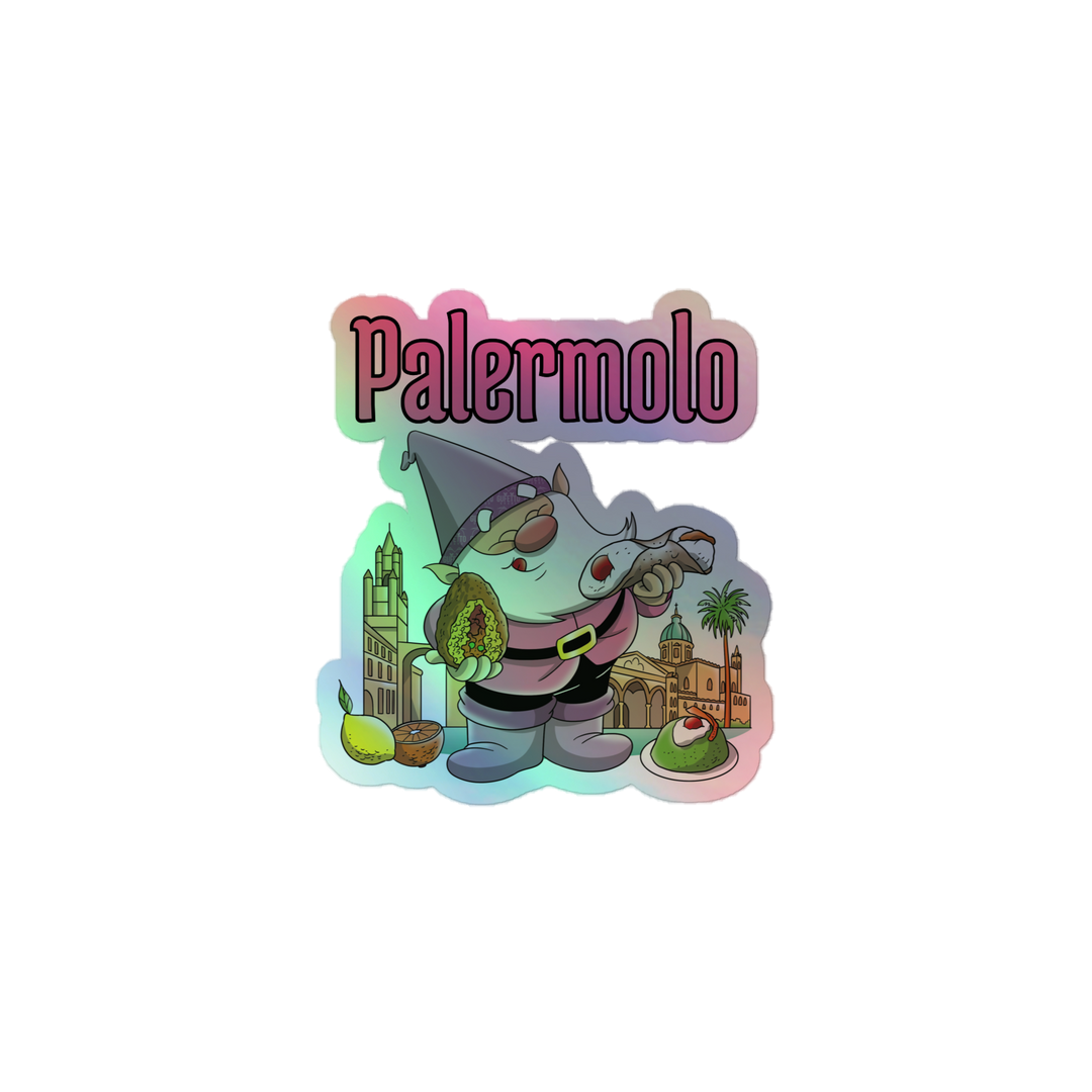 Adesivi olografici PALERMOLO - Gufetto Brand