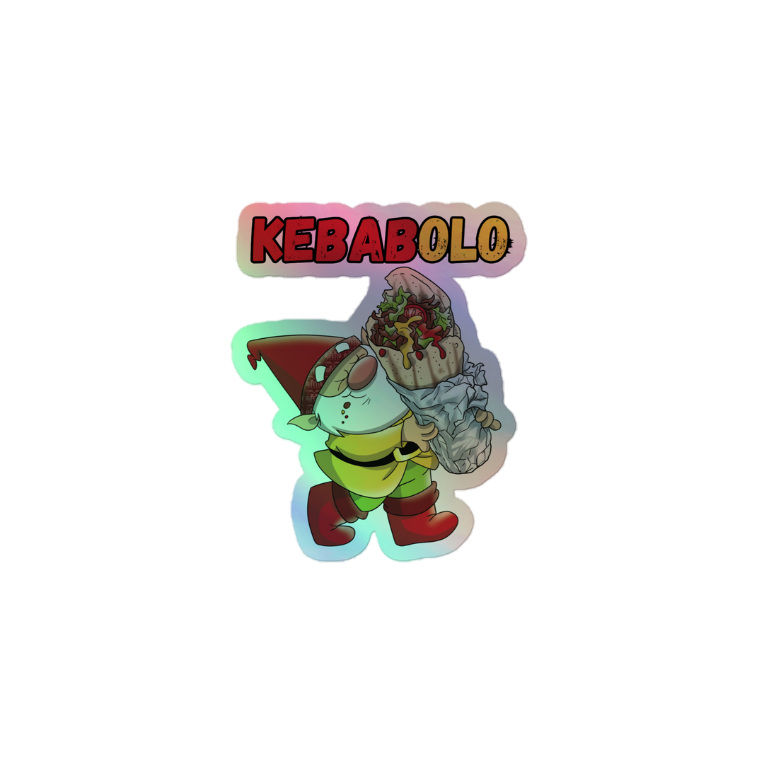 Adesivi olografici KEBABOLO - Gufetto Brand