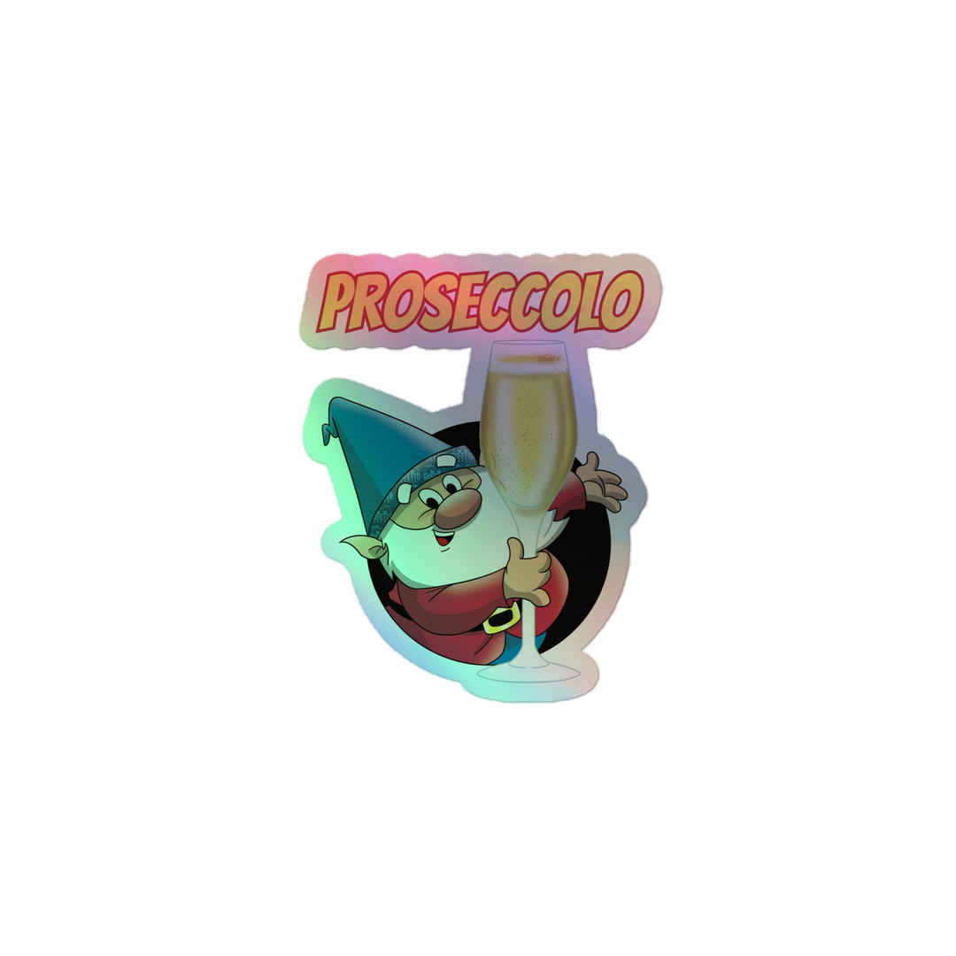 Adesivi olografici PROSECCOLO NEW - Gufetto Brand