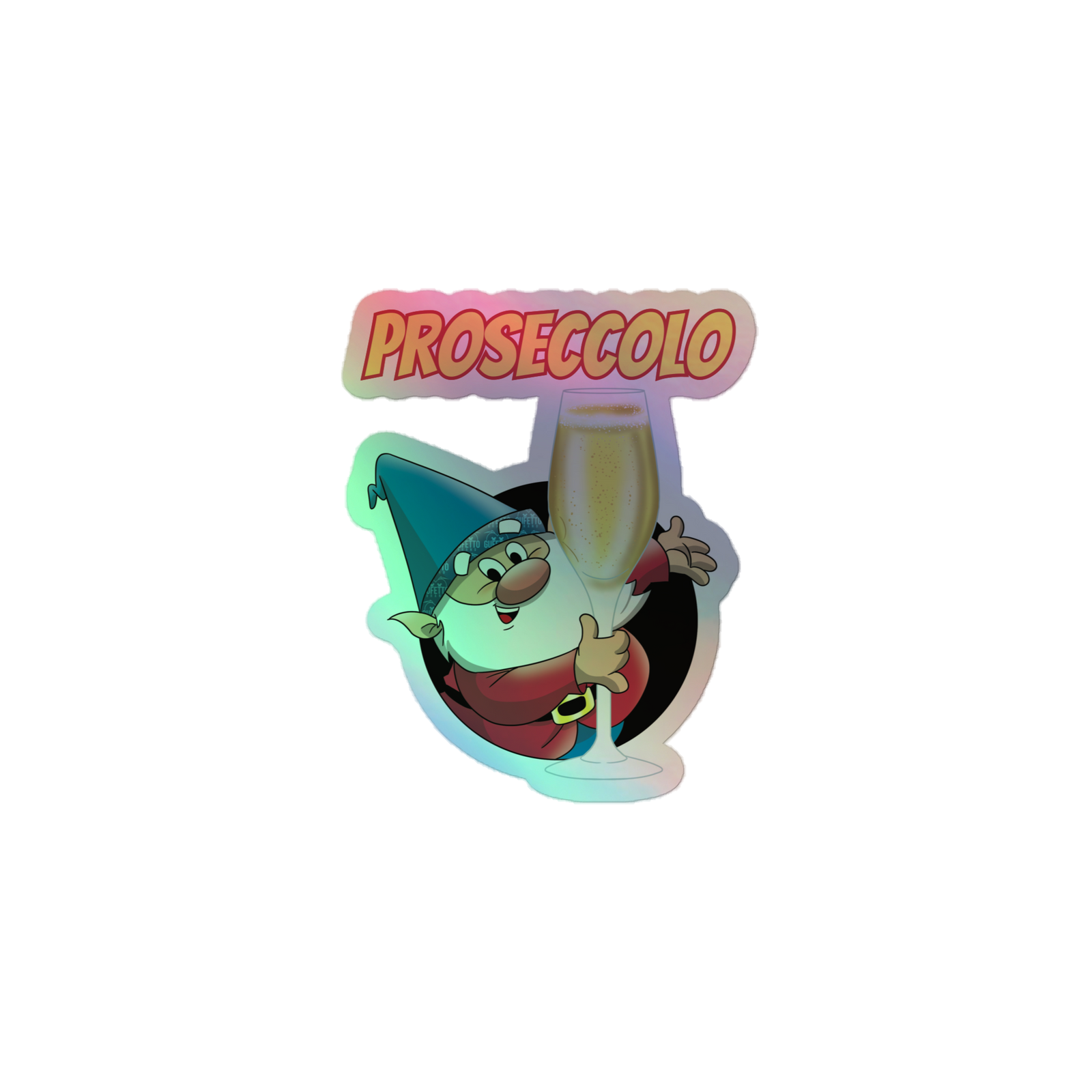 Adesivi olografici PROSECCOLO NEW - Gufetto Brand