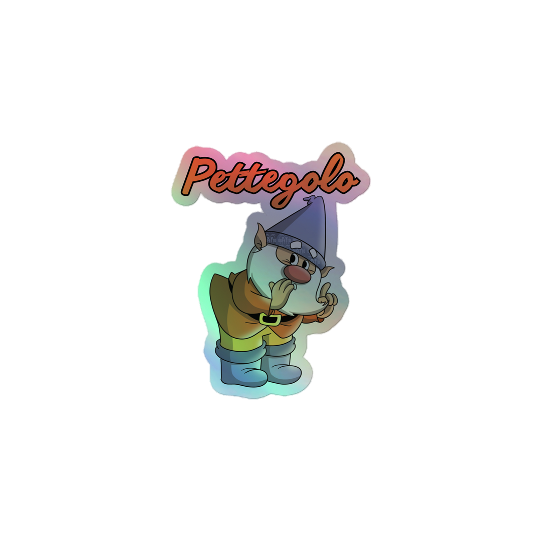 Adesivi olografici PETTEGOLO - Gufetto Brand