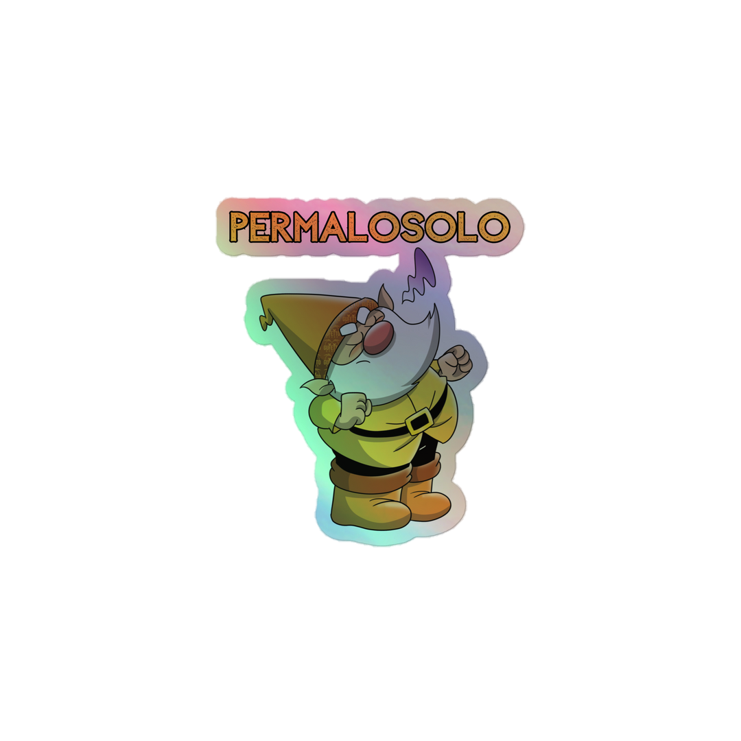 Adesivi olografici PERMALOSOLO - Gufetto Brand