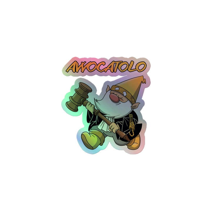 Adesivi olografici AVVOCATOLO - Gufetto Brand