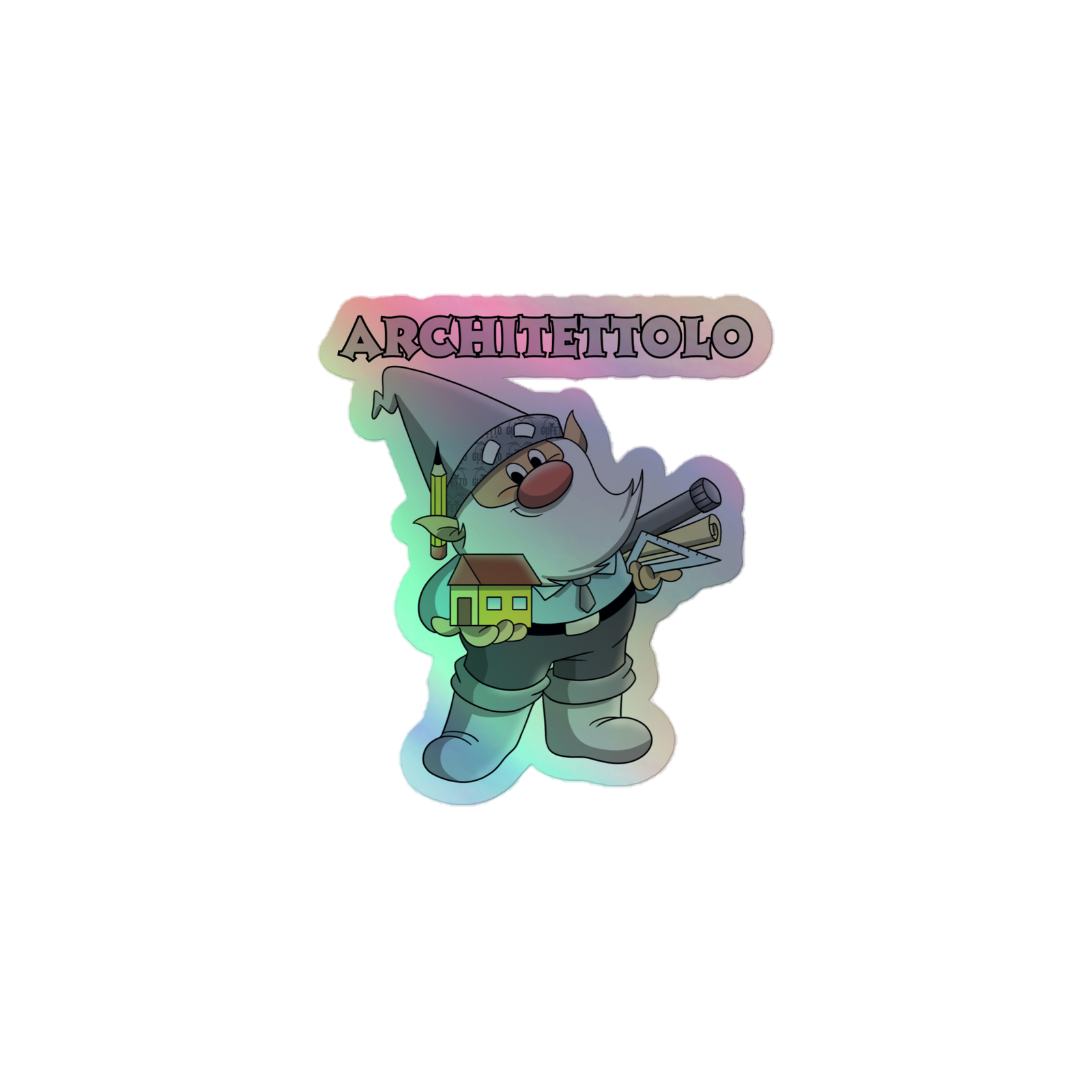 Adesivi olografici ARCHITETTOLO - Gufetto Brand
