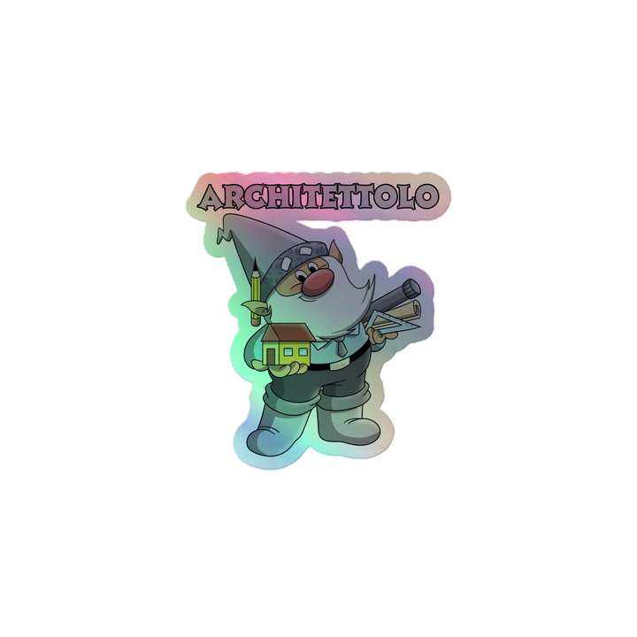 Adesivi olografici ARCHITETTOLO - Gufetto Brand