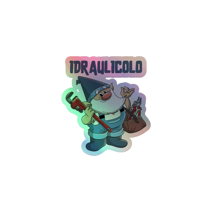 Adesivi olografici IDRAULICOLO - Gufetto Brand