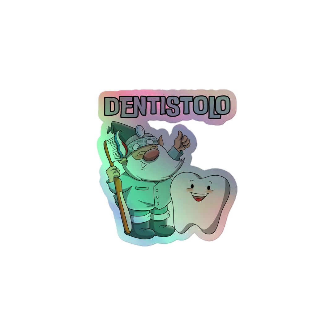 Adesivi olografici DENTISTOLO - Gufetto Brand