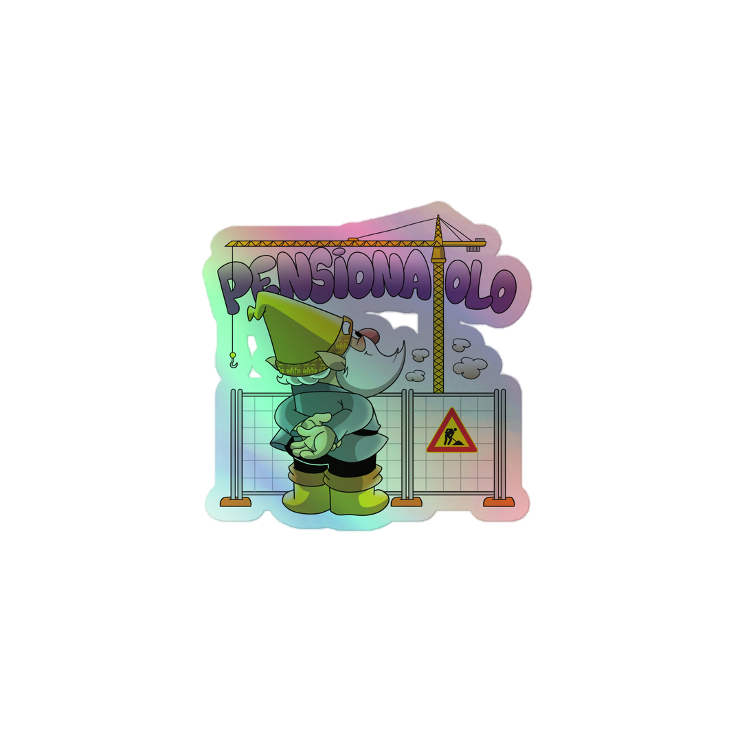 Adesivi olografici PENSIONATOLO - Gufetto Brand