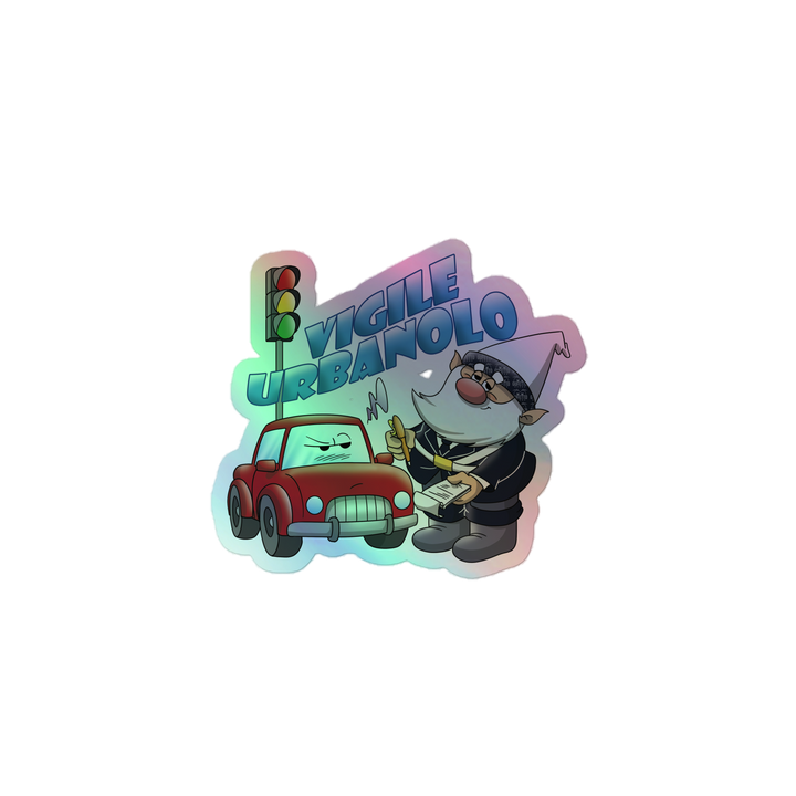 Adesivi olografici VIGILE URBANOLO - Gufetto Brand