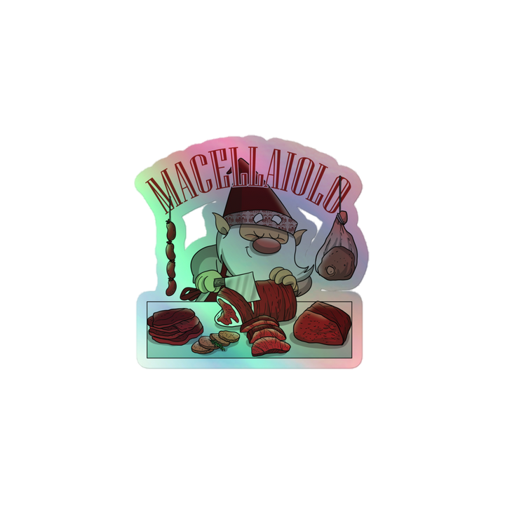 Adesivi olografici MACELLAIOLO - Gufetto Brand