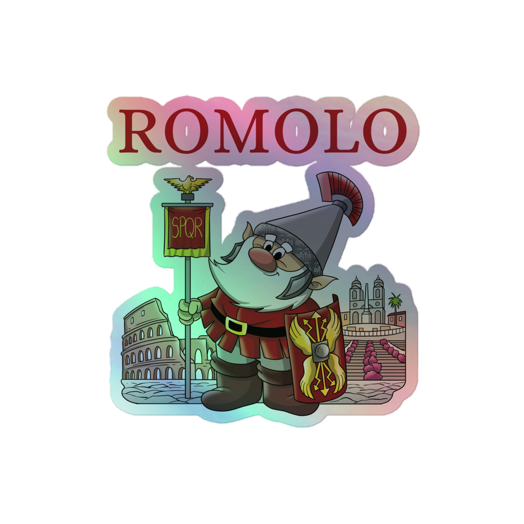 Adesivi olografici ROMOLO - Gufetto Brand