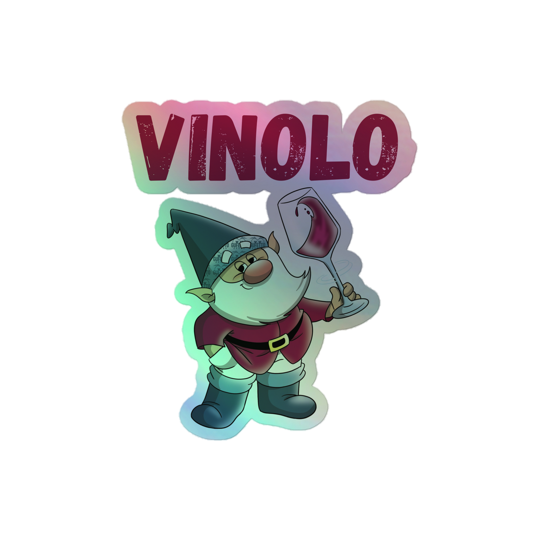 Adesivi olografici VINOLO - Gufetto Brand