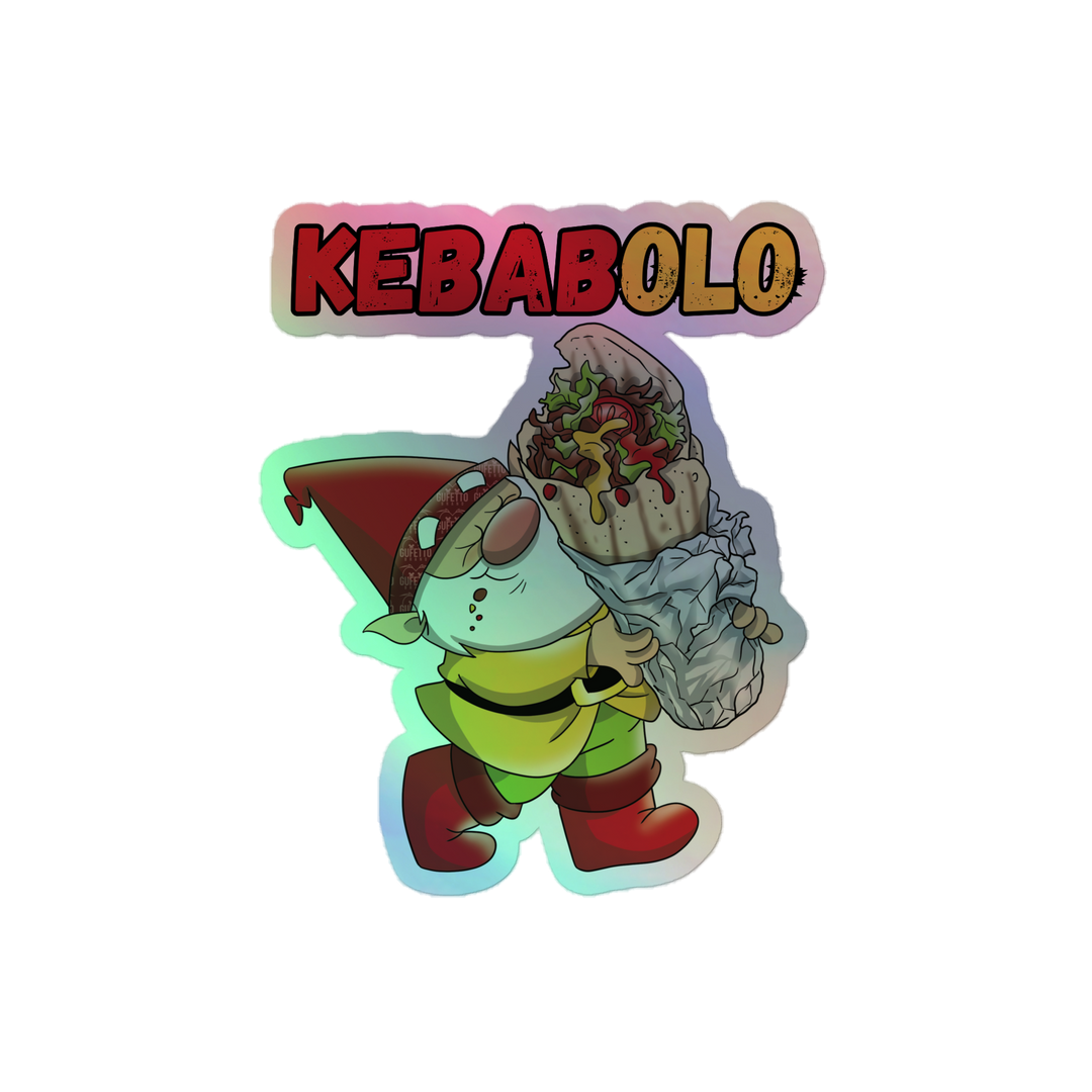 Adesivi olografici KEBABOLO - Gufetto Brand