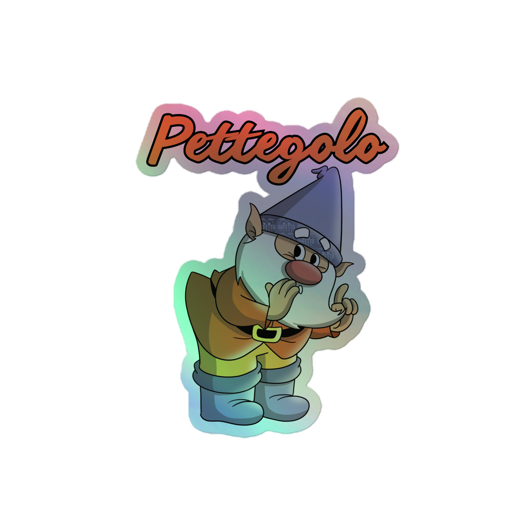 Adesivi olografici PETTEGOLO - Gufetto Brand