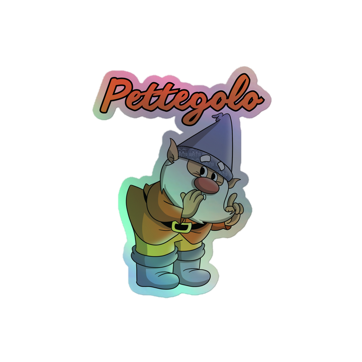 Adesivi olografici PETTEGOLO - Gufetto Brand