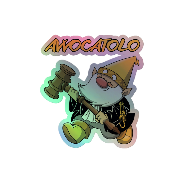 Adesivi olografici AVVOCATOLO - Gufetto Brand