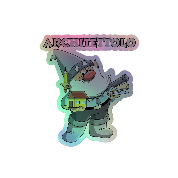 Adesivi olografici ARCHITETTOLO - Gufetto Brand