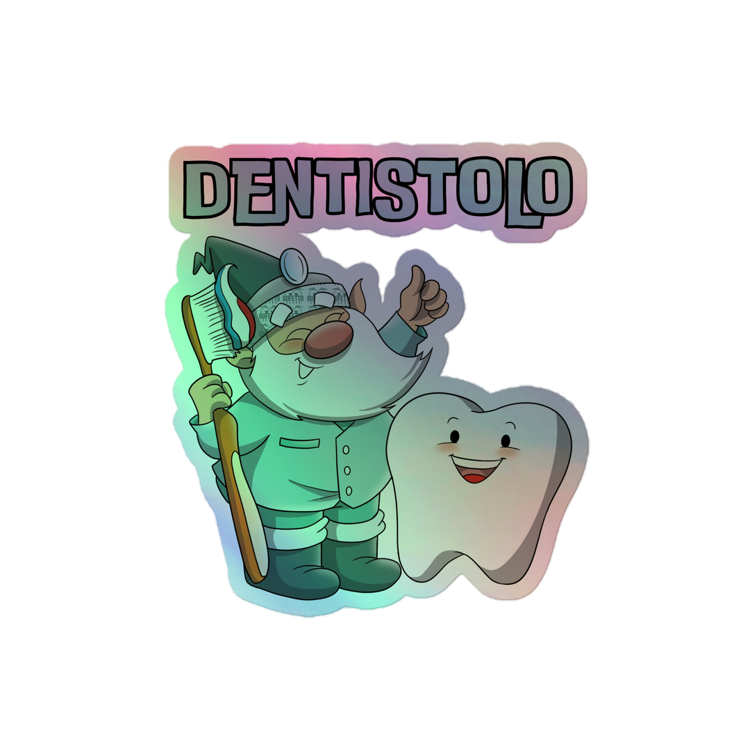 Adesivi olografici DENTISTOLO - Gufetto Brand