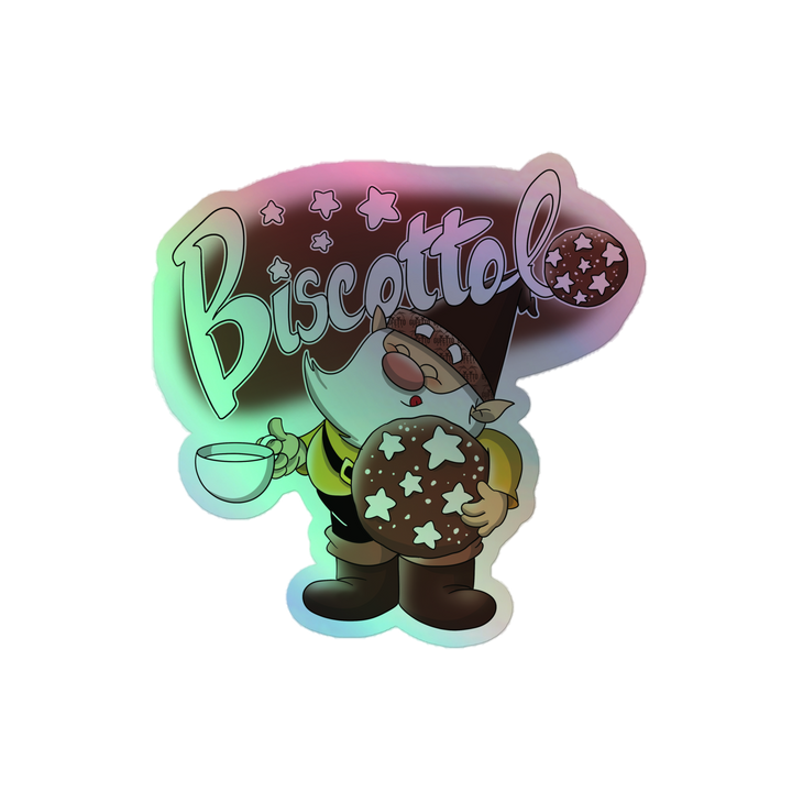 Adesivi olografici BISCOTTOLO - Gufetto Brand