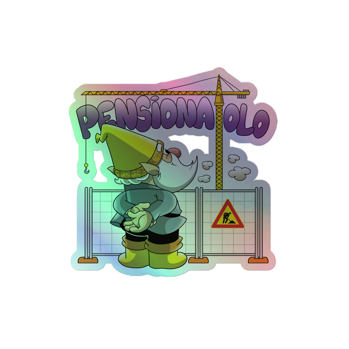 Adesivi olografici PENSIONATOLO - Gufetto Brand