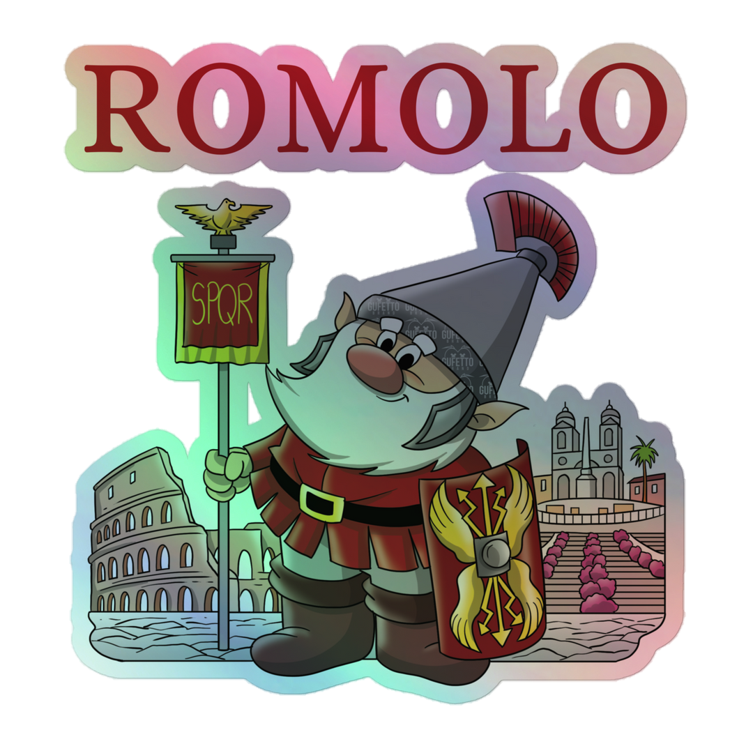 Adesivi olografici ROMOLO - Gufetto Brand