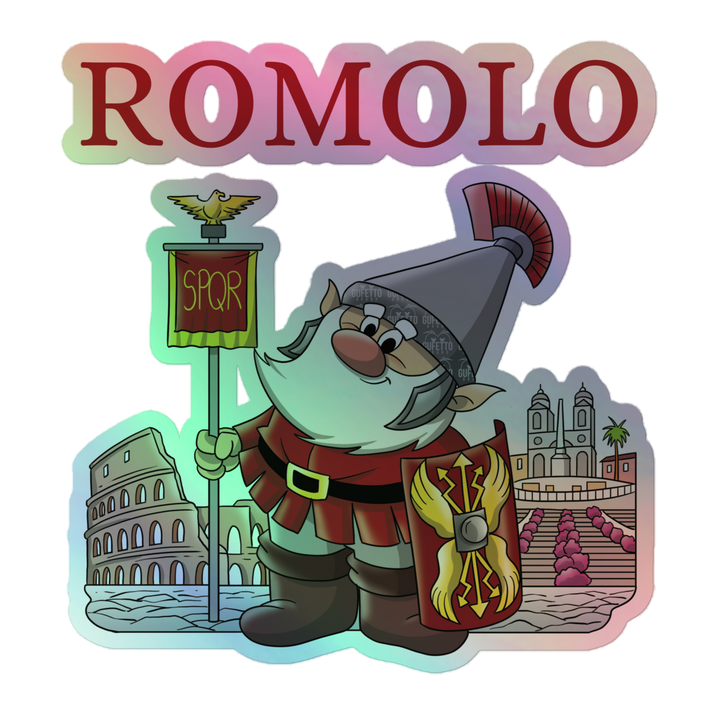 Adesivi olografici ROMOLO - Gufetto Brand