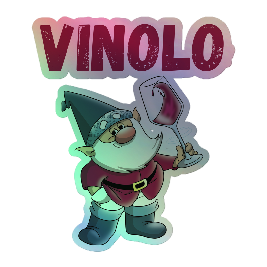 Adesivi olografici VINOLO - Gufetto Brand