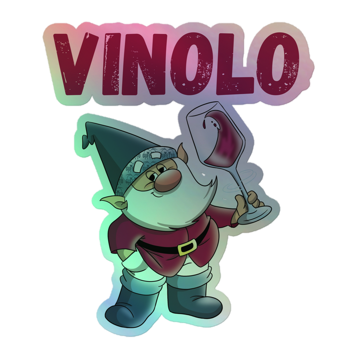 Adesivi olografici VINOLO - Gufetto Brand