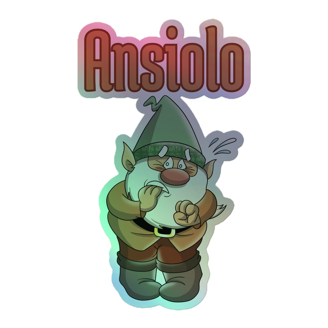Adesivi olografici ANSIOLO TWO - Gufetto Brand