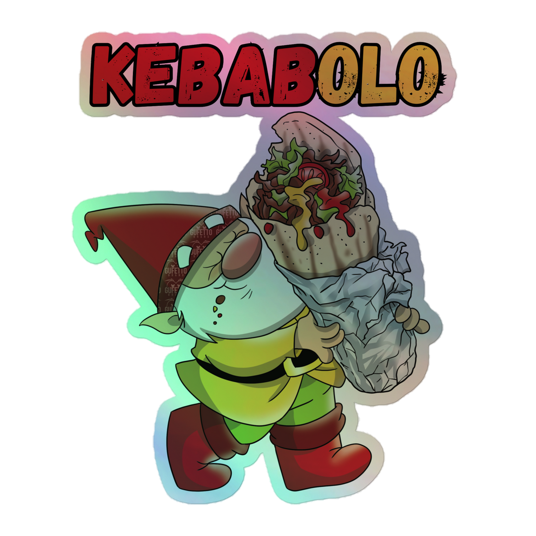 Adesivi olografici KEBABOLO - Gufetto Brand