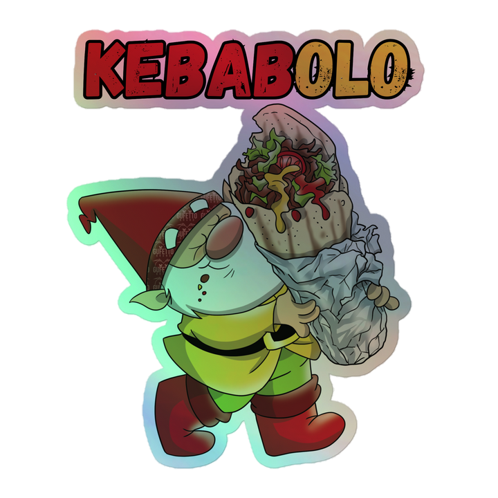 Adesivi olografici KEBABOLO - Gufetto Brand