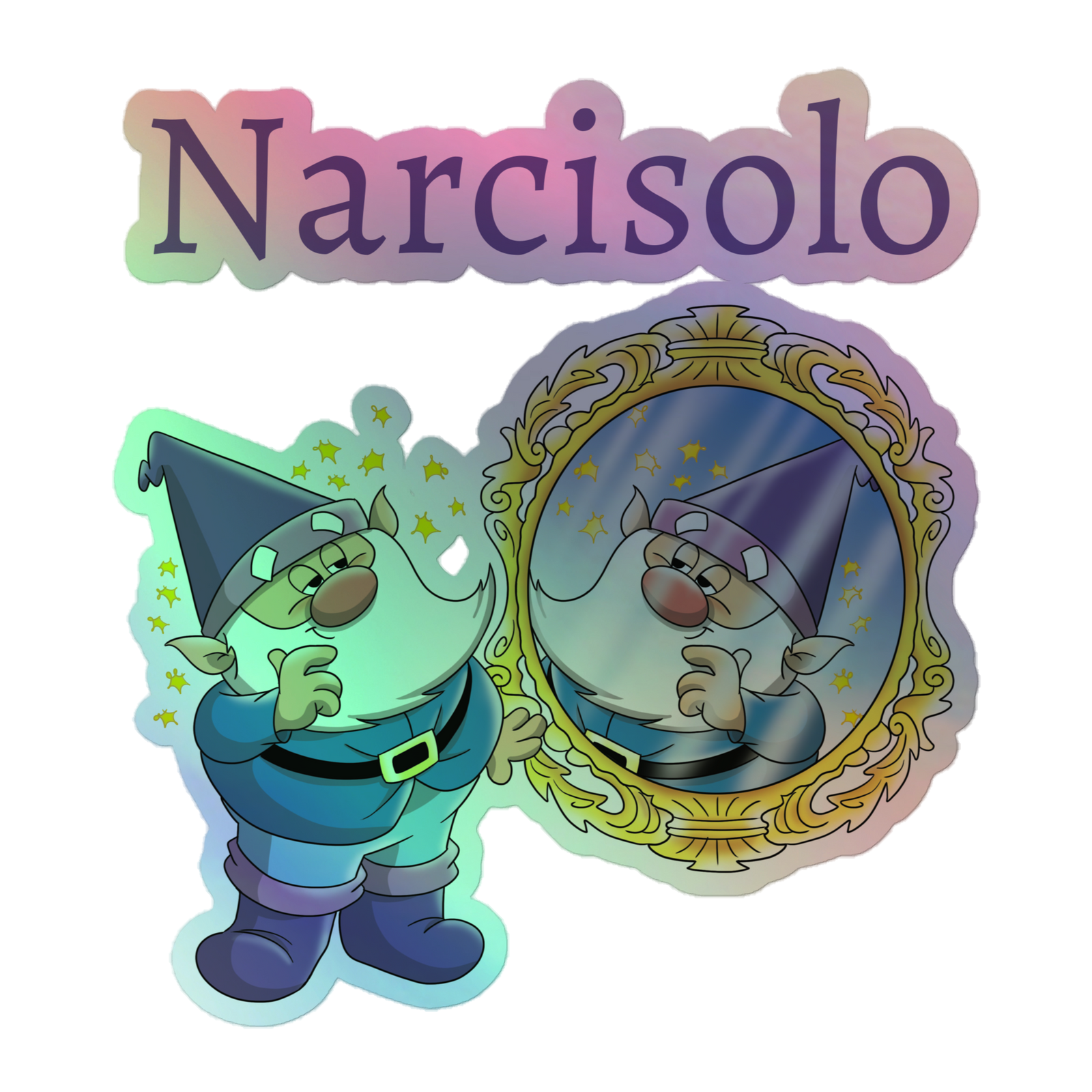 Adesivi olografici NARCISOLO - Gufetto Brand