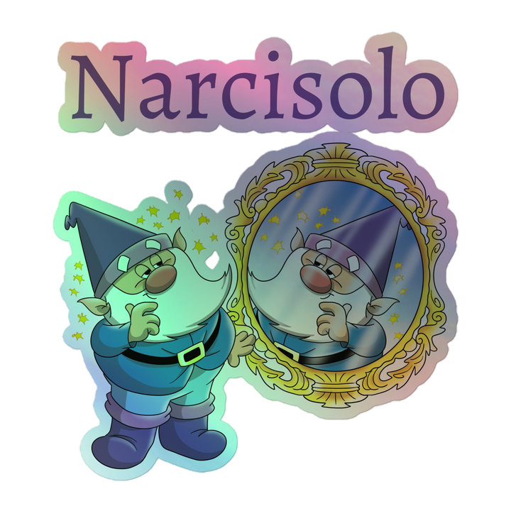 Adesivi olografici NARCISOLO - Gufetto Brand