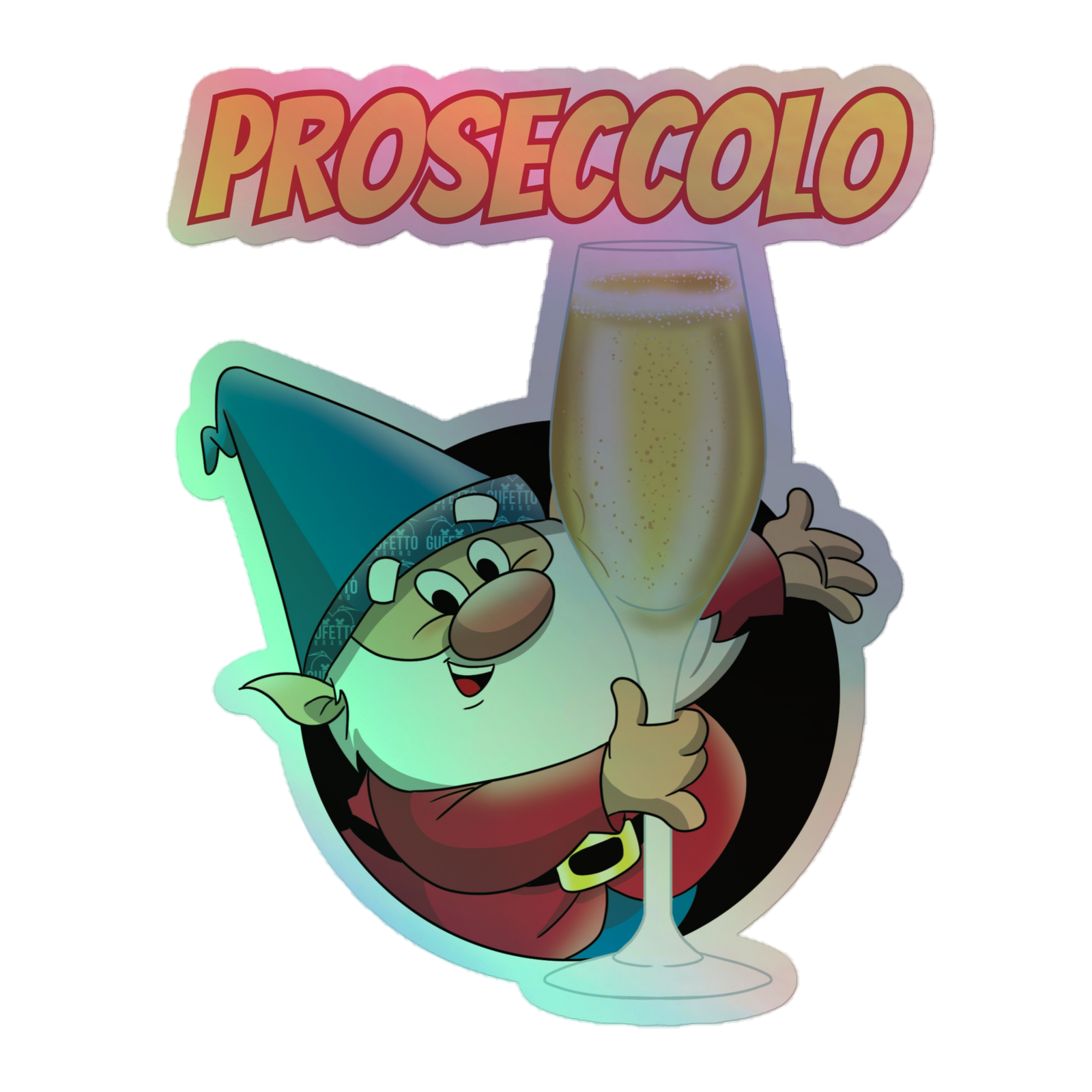 Adesivi olografici PROSECCOLO NEW - Gufetto Brand