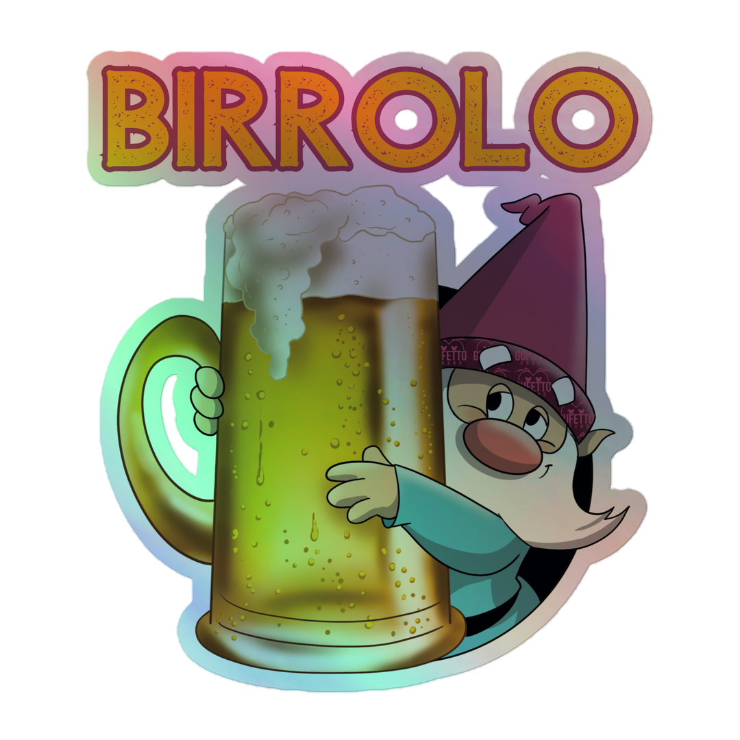 Adesivi olografici BIRROLO NEW - Gufetto Brand